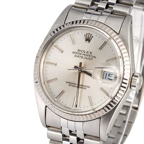 rolex datejust stainless steel oyster.